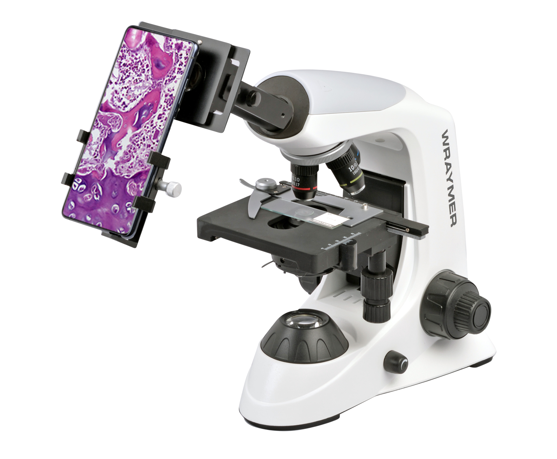 ASP880単眼顕微鏡への取付例