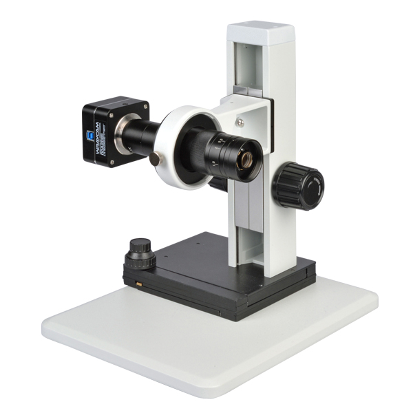 鏡筒ホルダーH5076（50mm）とビデオズーム顕微鏡XV-440を併用した場合