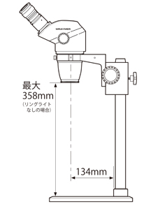 ロングピラースタンドL12図面